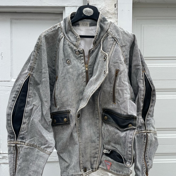 Vintage Guess Marciano Back To The Future Guess Denim Jean Jacket Medium 1986 - Picture 5 of 6